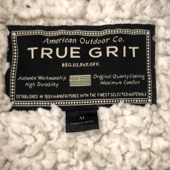 True Grit Frosty Tipped Teddy Bear Vest - Picture 3 of 3